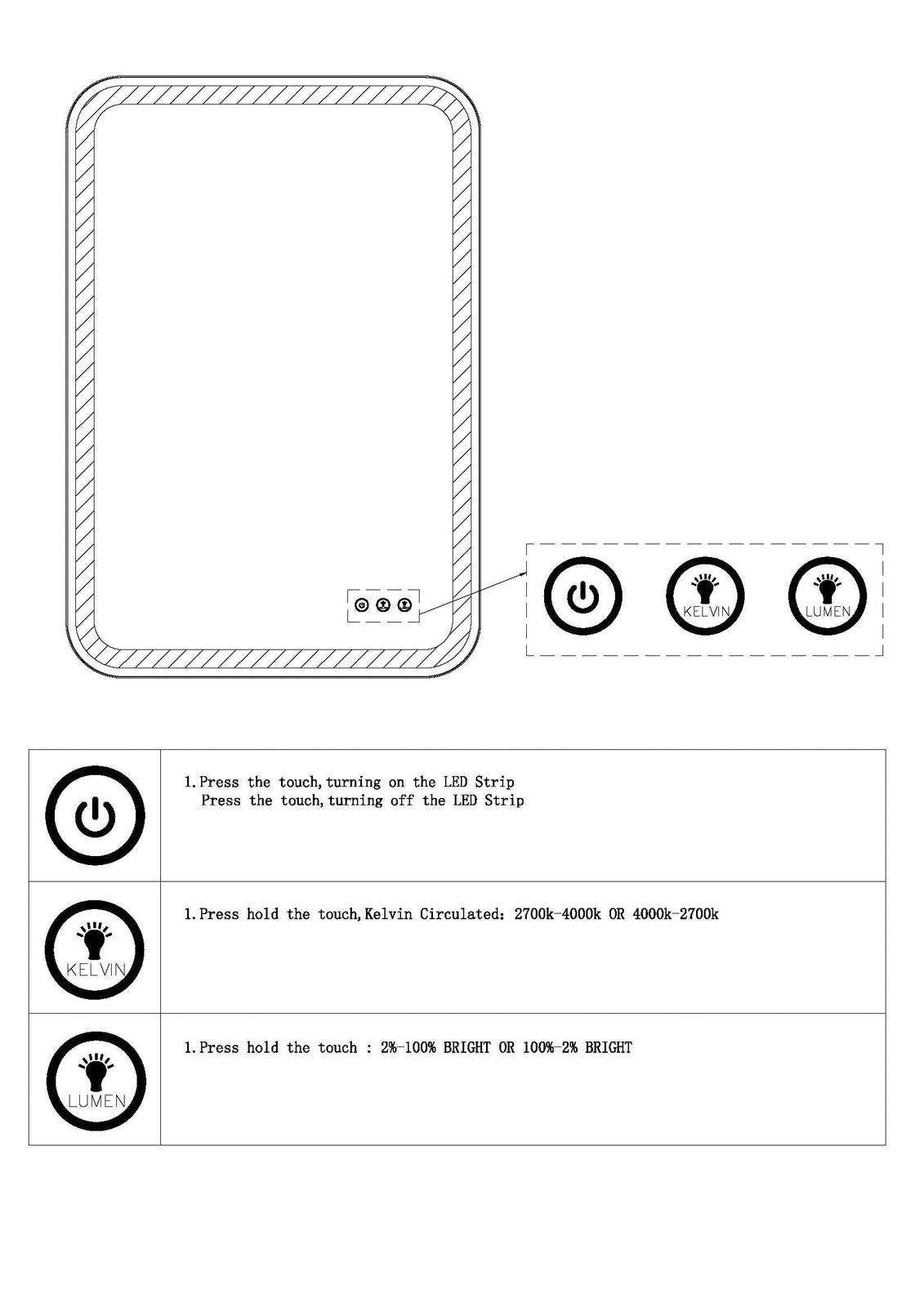 Crofton Lighted Vanity Mirror | Uttermost | Home Elegance USA