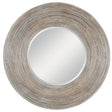 Uttermost Vortex White Washed Round Mirror - Home Elegance USA
