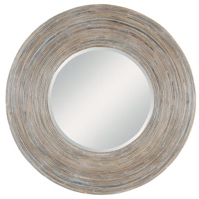 Uttermost Vortex White Washed Round Mirror - Home Elegance USA