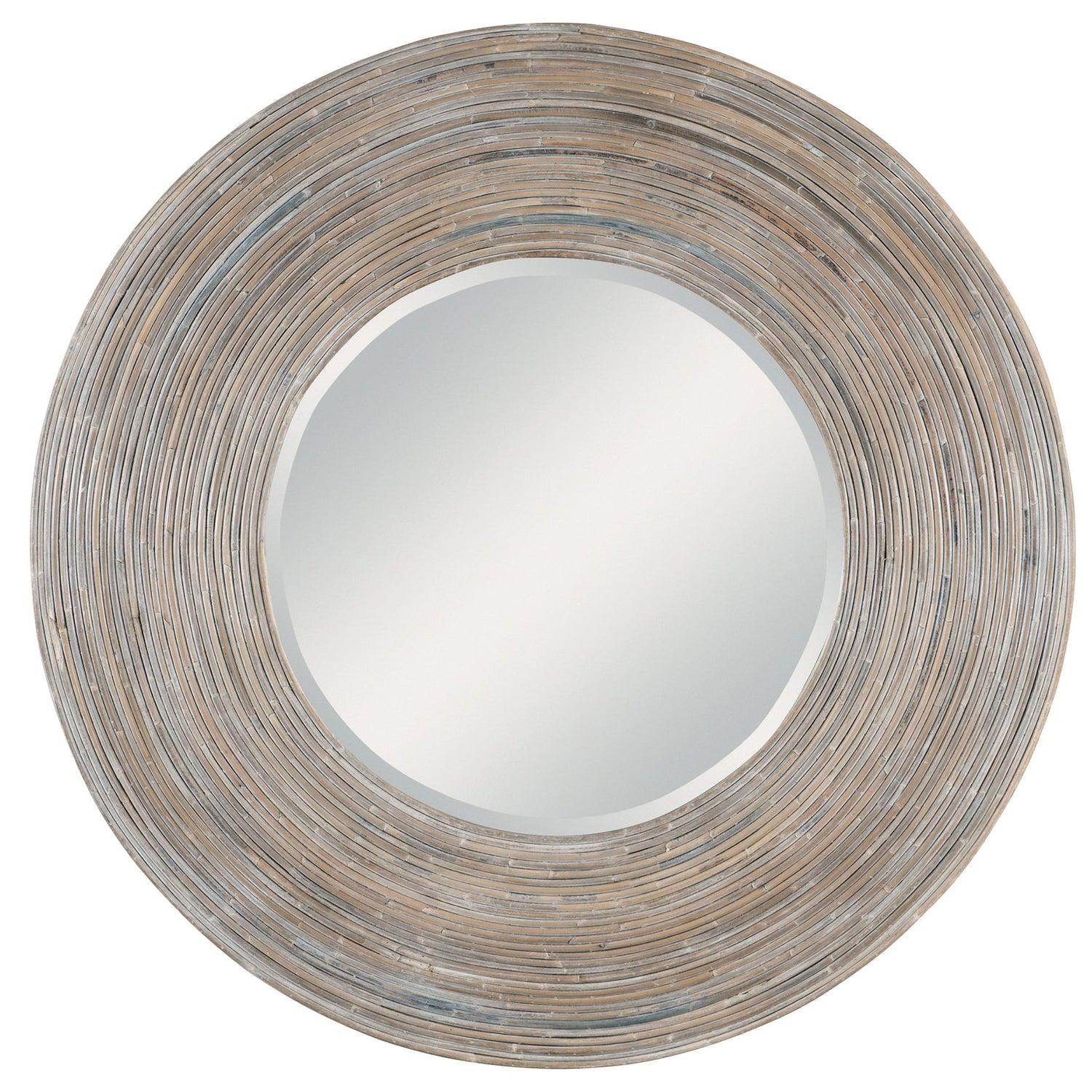 Uttermost Vortex White Washed Round Mirror - Home Elegance USA