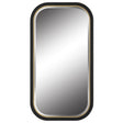 Uttermost Nevaeh Curved Rectangle Mirror - Home Elegance USA