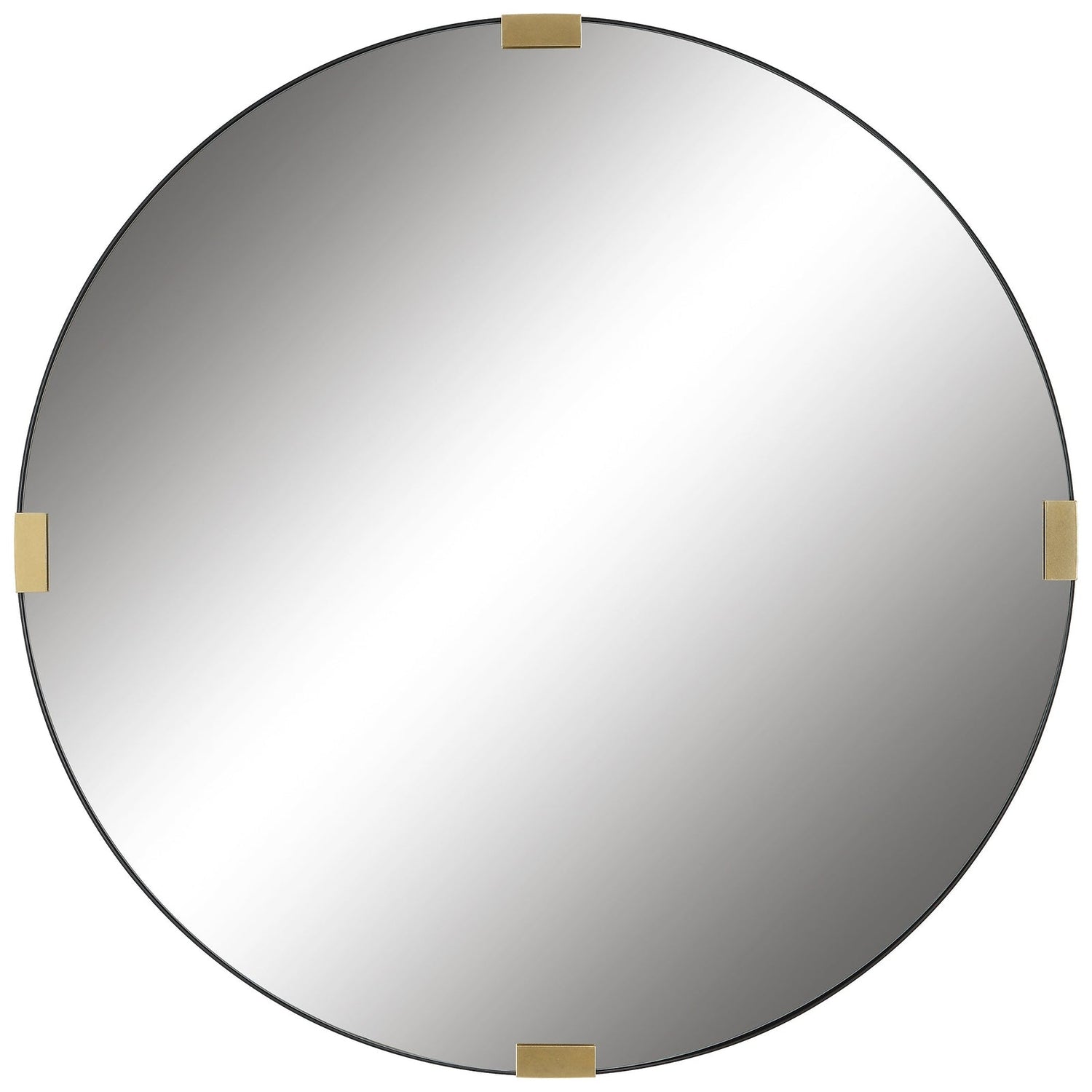 Uttermost Clip Modern Round Mirror - Home Elegance USA