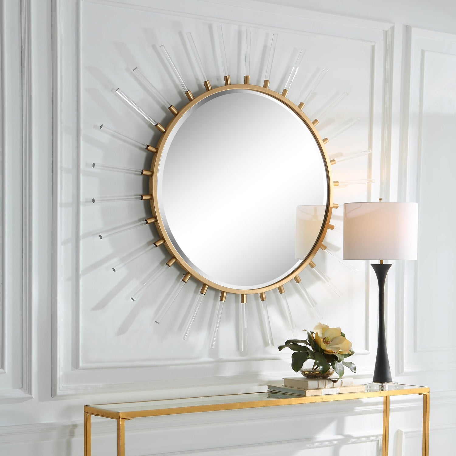 Uttermost Oracle Round Starburst Mirror - Home Elegance USA