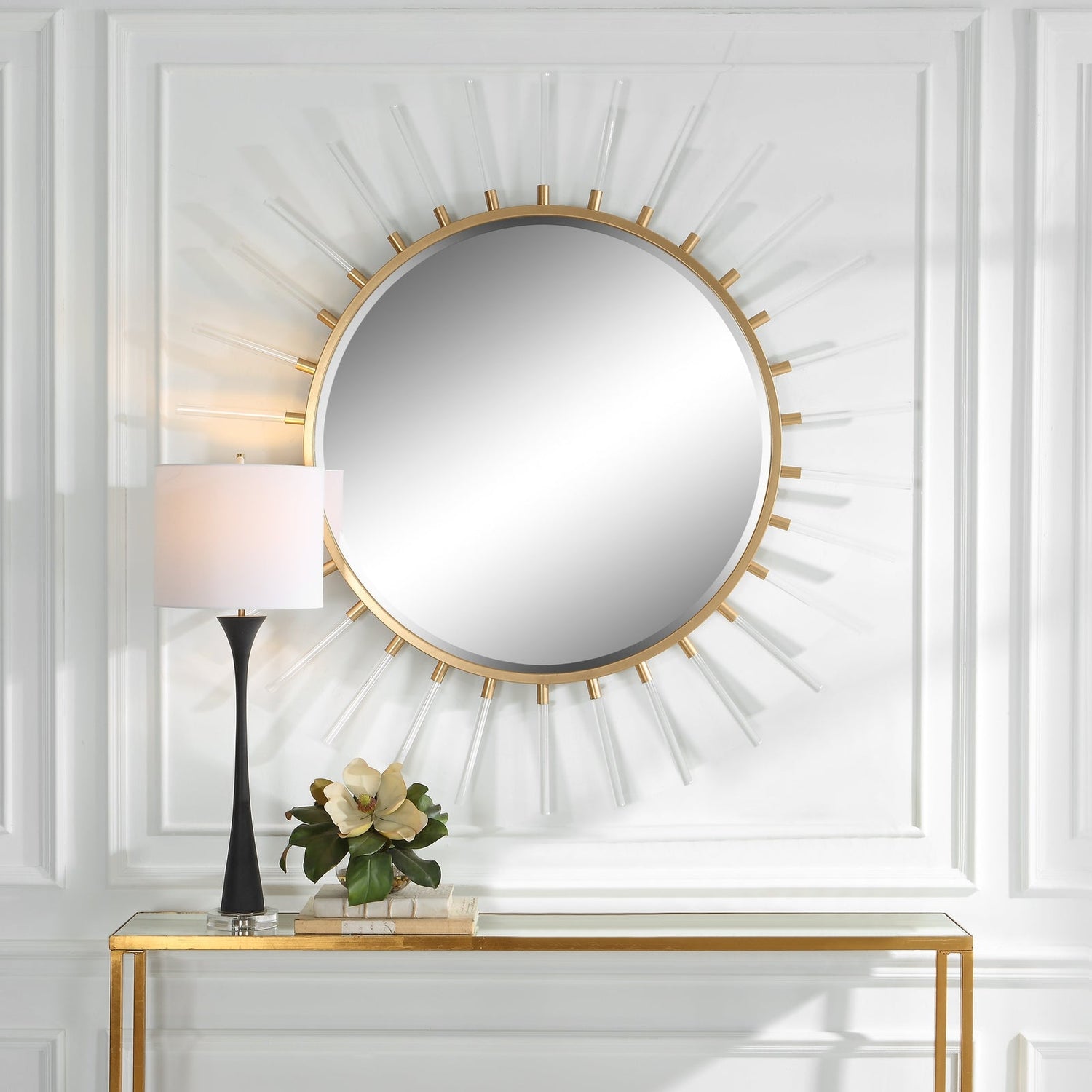 Uttermost Oracle Round Starburst Mirror - Home Elegance USA