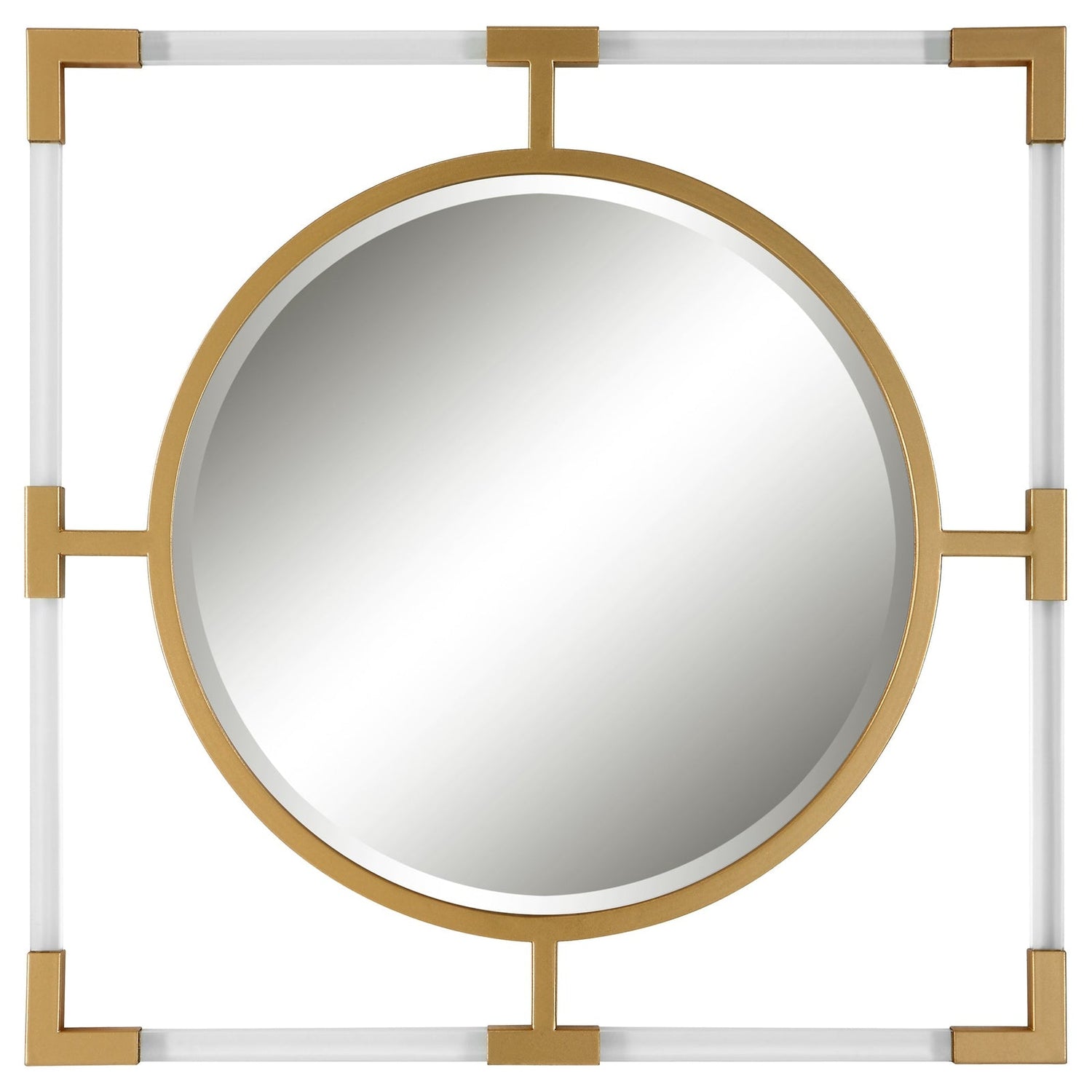 Balkan Small Gold Mirror | Uttermost | Home Elegance USA