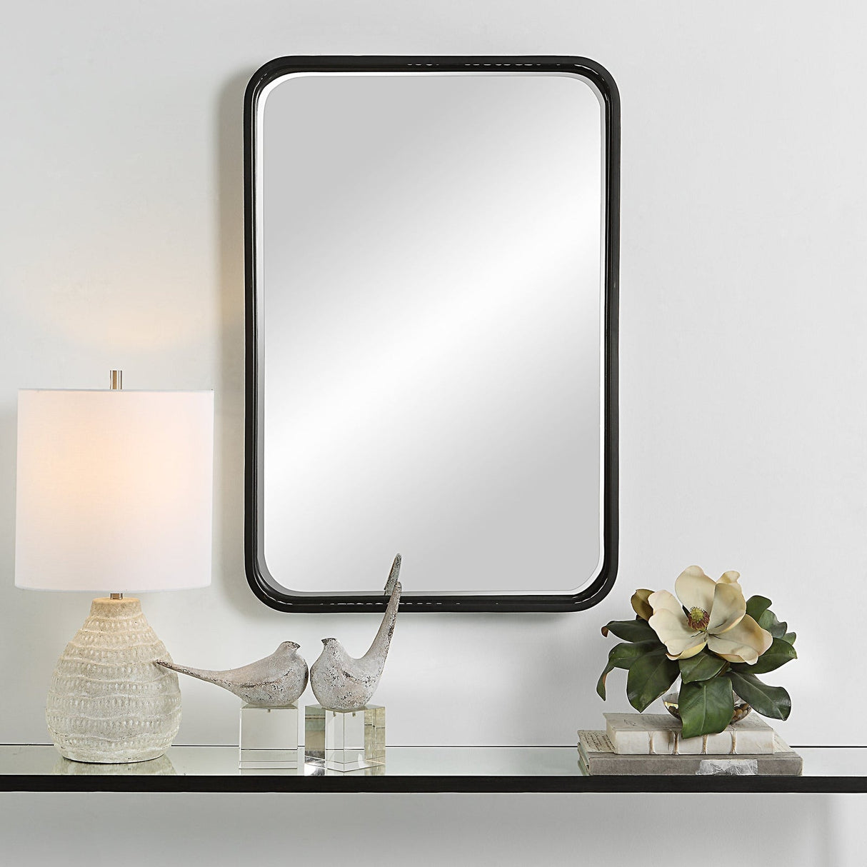 Uttermost Santa Cruz Inner White Rope Mirror - Home Elegance USA