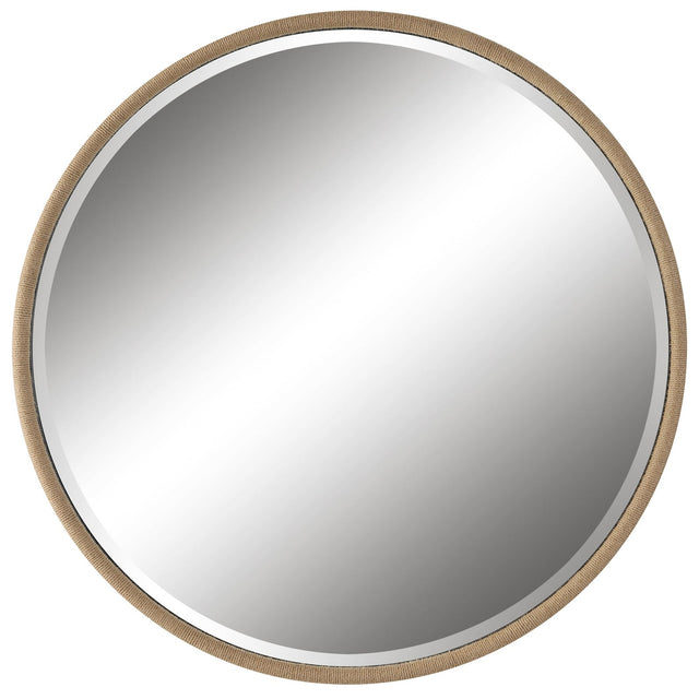 Uttermost Ranchero Natural Rope Round Mirror - Home Elegance USA
