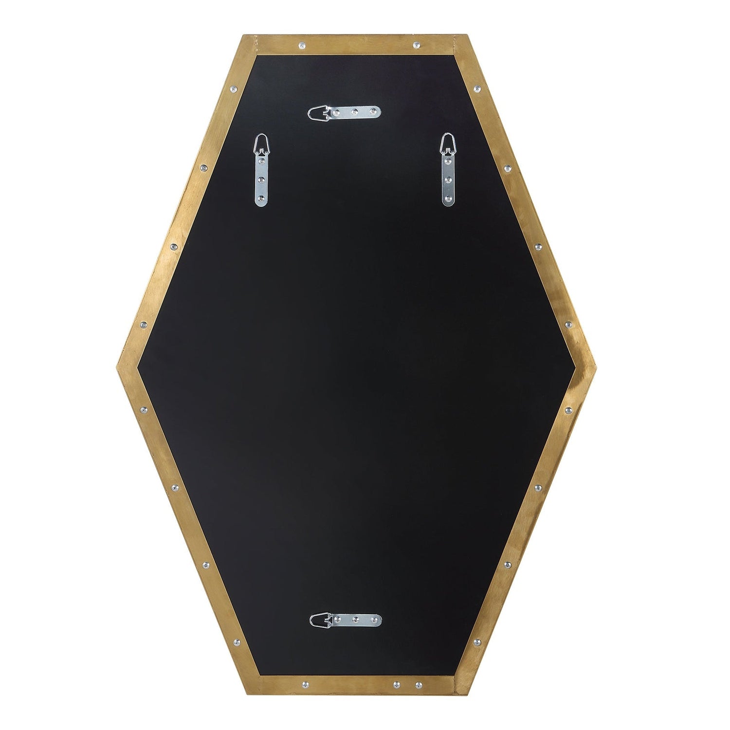 Ankara Brass Hexagon Mirror | Uttermost | Home Elegance USA