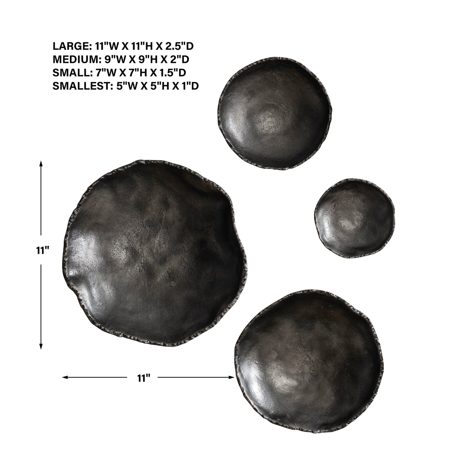 Uttermost Lucky Coins Nickel Wall Decor - Set Of 4 - Home Elegance USA