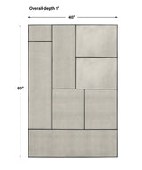 Uttermost Puzzle Piece Oversized Mirror - Home Elegance USA