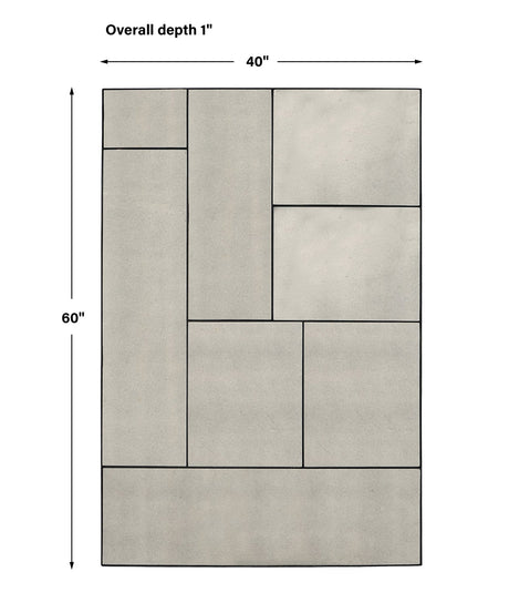 Uttermost Puzzle Piece Oversized Mirror - Home Elegance USA