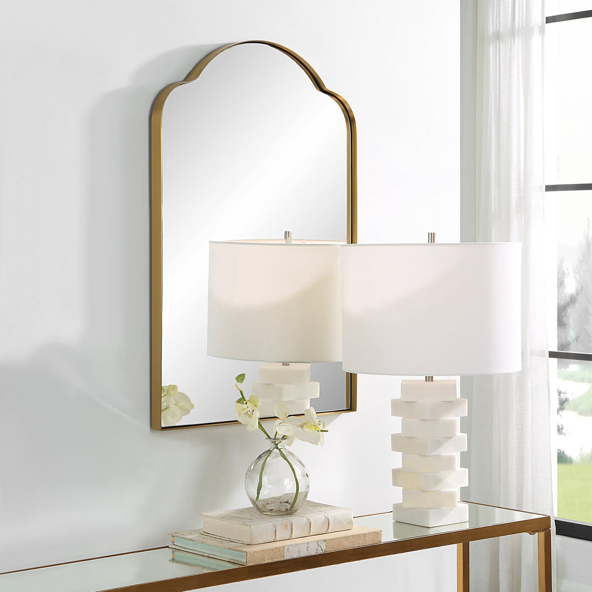 Uttermost Sidney Arch Mirror - Home Elegance USA