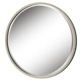 Uttermost Ranchero White Round Mirror - Home Elegance USA