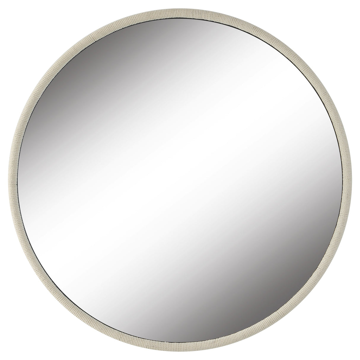 Uttermost Ranchero White Round Mirror - Home Elegance USA