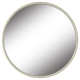 Uttermost Ranchero White Round Mirror - Home Elegance USA
