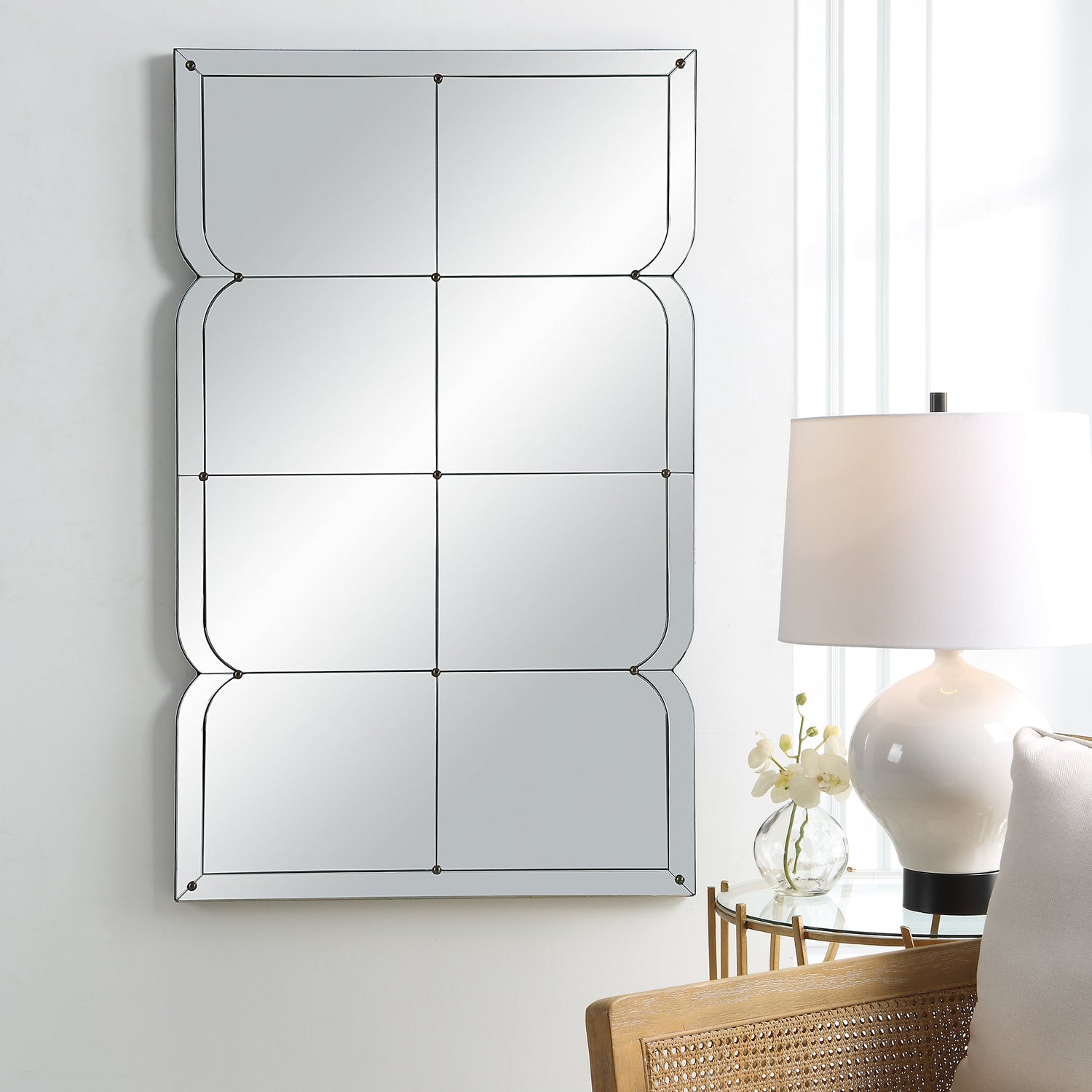 Calgary Oversized Panel Mirror | Uttermost | Home Elegance USA