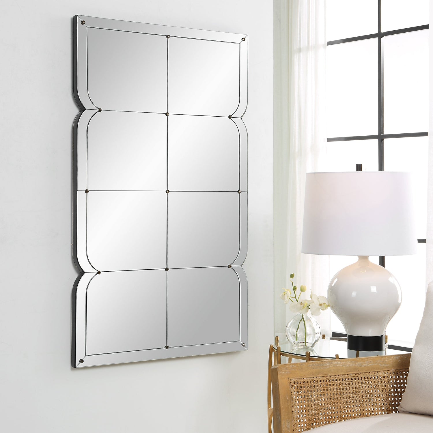Calgary Oversized Panel Mirror | Uttermost | Home Elegance USA