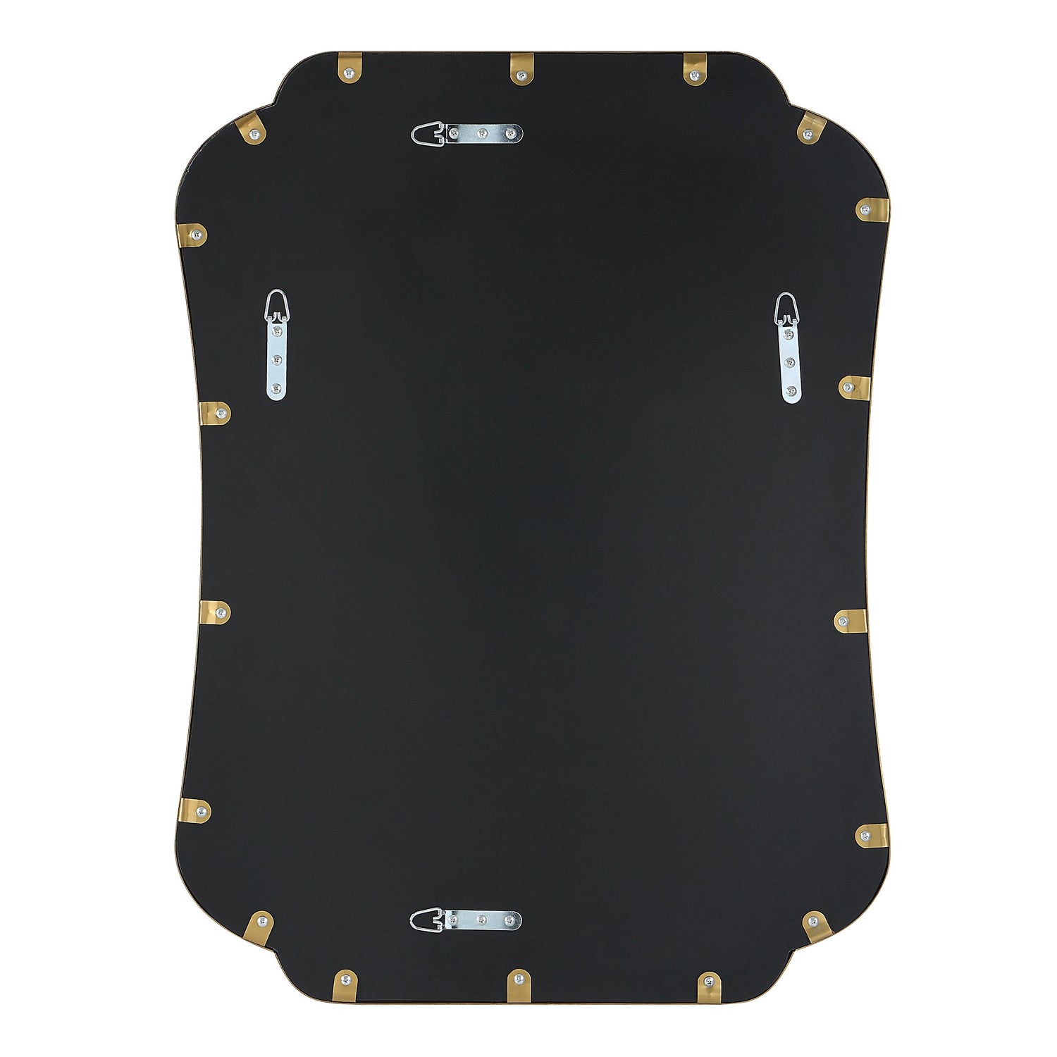 Athena Brushed Brass Mirror | Uttermost | Home Elegance USA