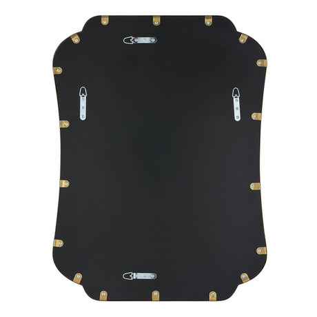 Athena Brushed Brass Mirror | Uttermost | Home Elegance USA