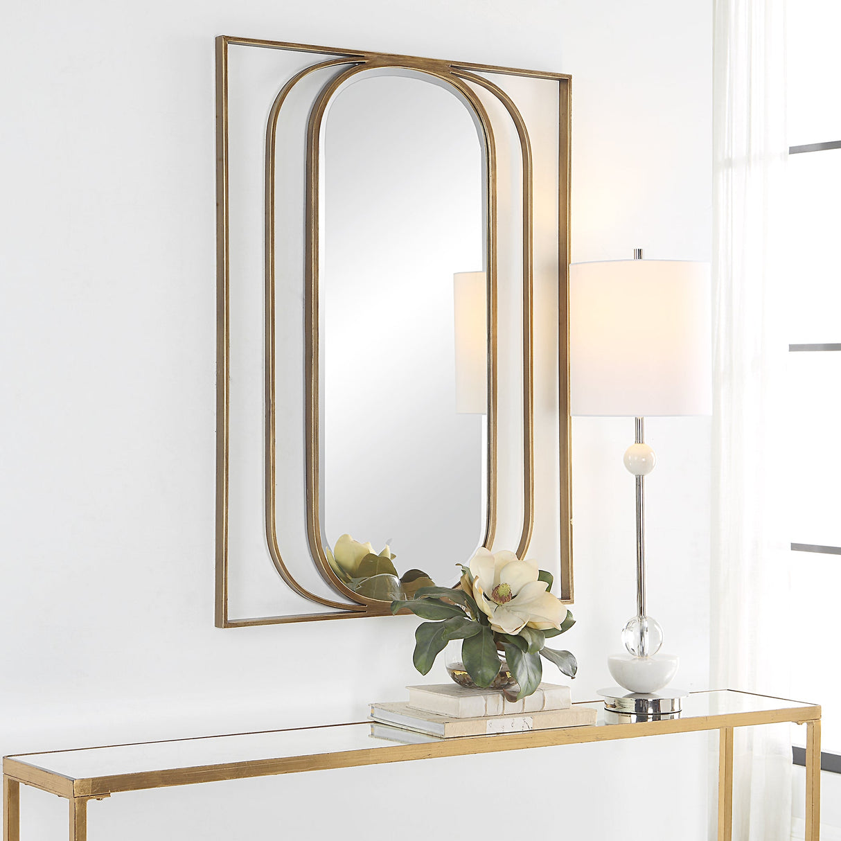 Uttermost Replicate Contemporary Oval Mirror - Home Elegance USA