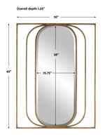 Uttermost Replicate Contemporary Oval Mirror - Home Elegance USA