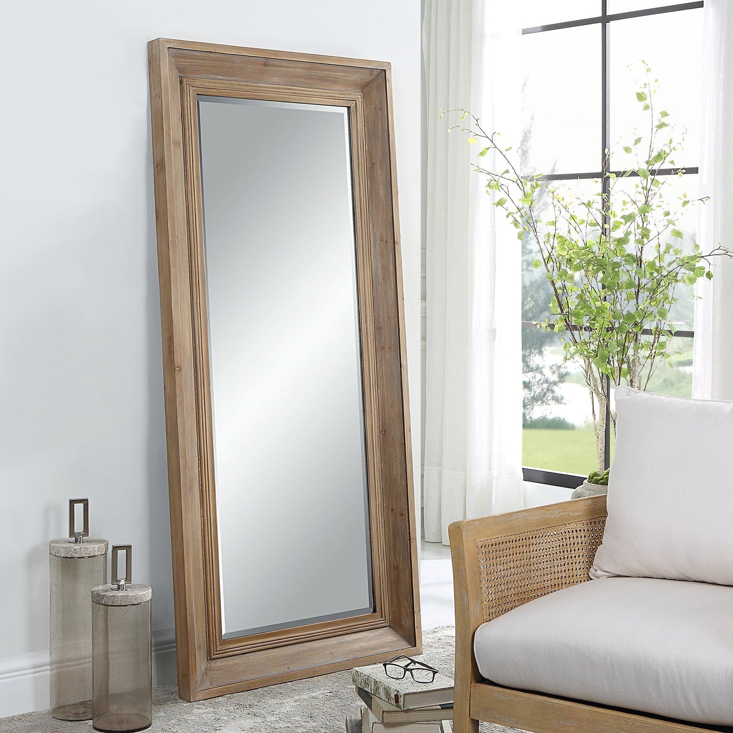 Uttermost Missoula Large Natural Wood Mirror - Home Elegance USA
