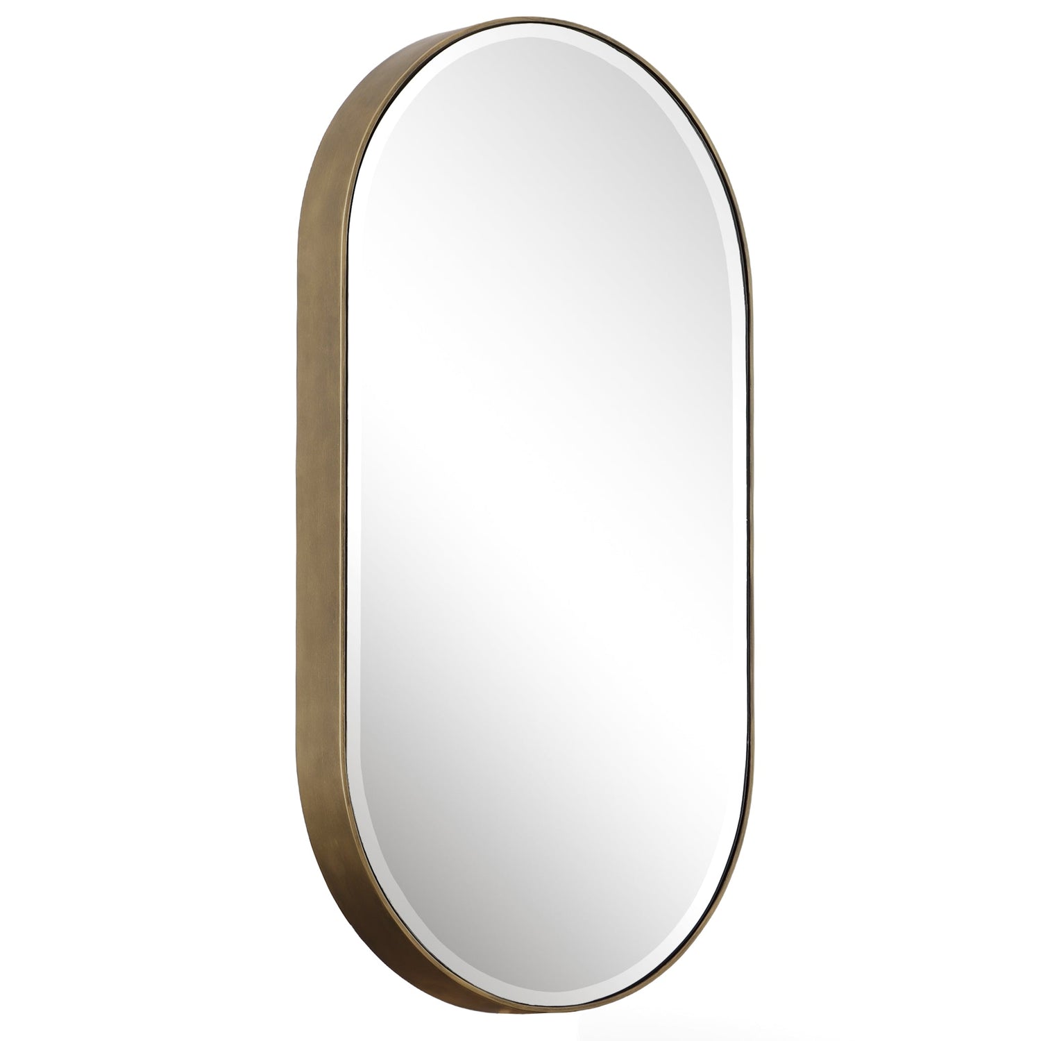 Uttermost Lago Oval Gold Mirror - Home Elegance USA