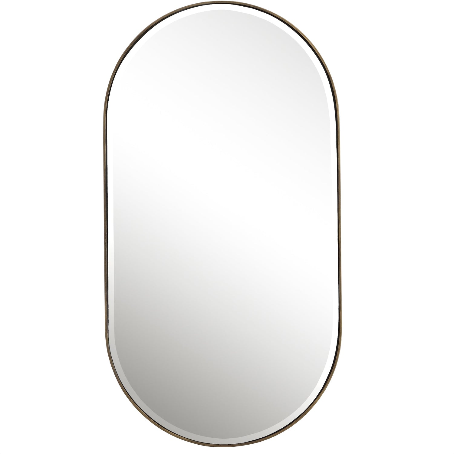 Uttermost Lago Oval Gold Mirror - Home Elegance USA