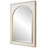 Crisanta Gloss White Arch Mirror | Uttermost | Home Elegance USA