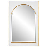 Crisanta Gloss White Arch Mirror | Uttermost | Home Elegance USA