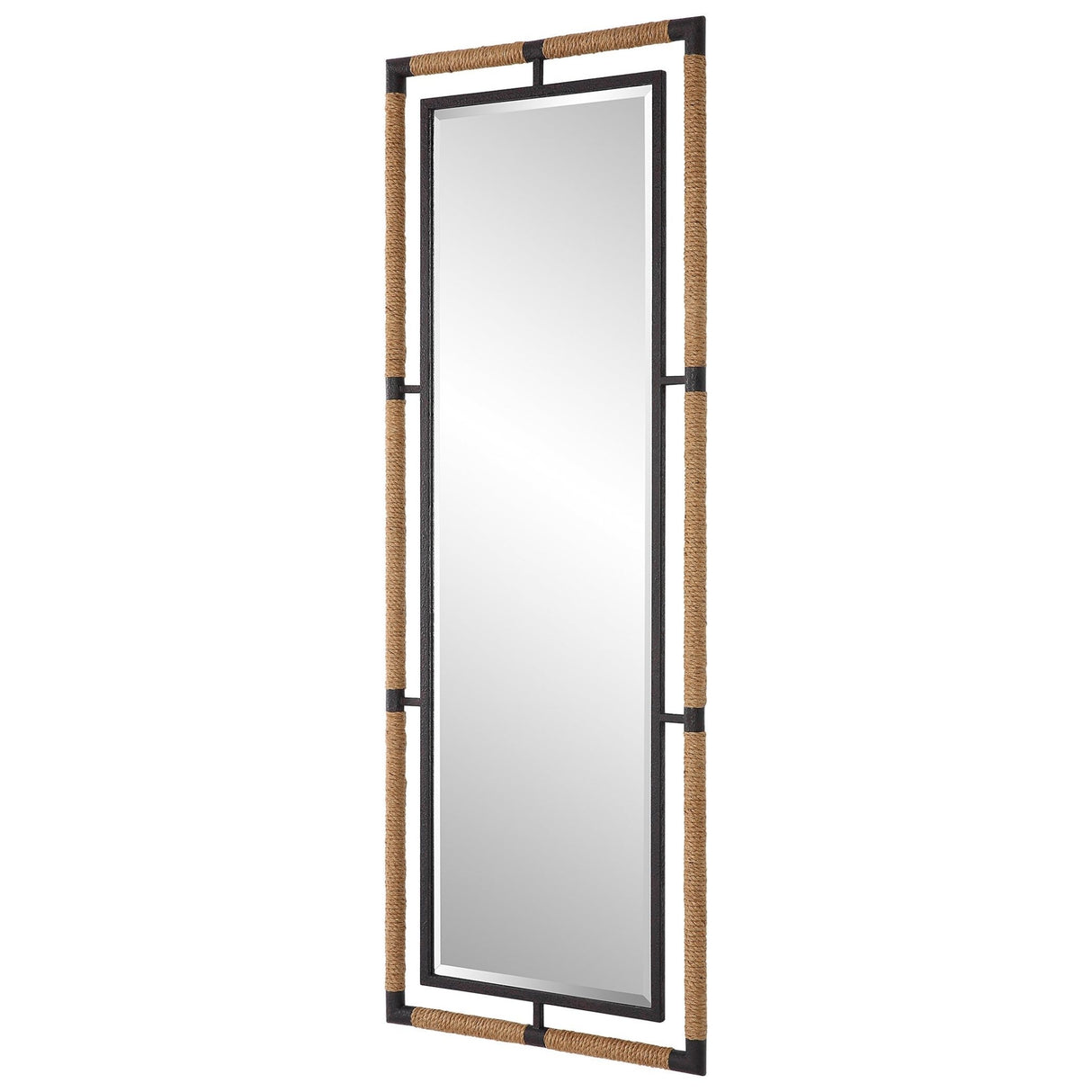 Uttermost Melville Iron & Rope Tall Mirror - Home Elegance USA