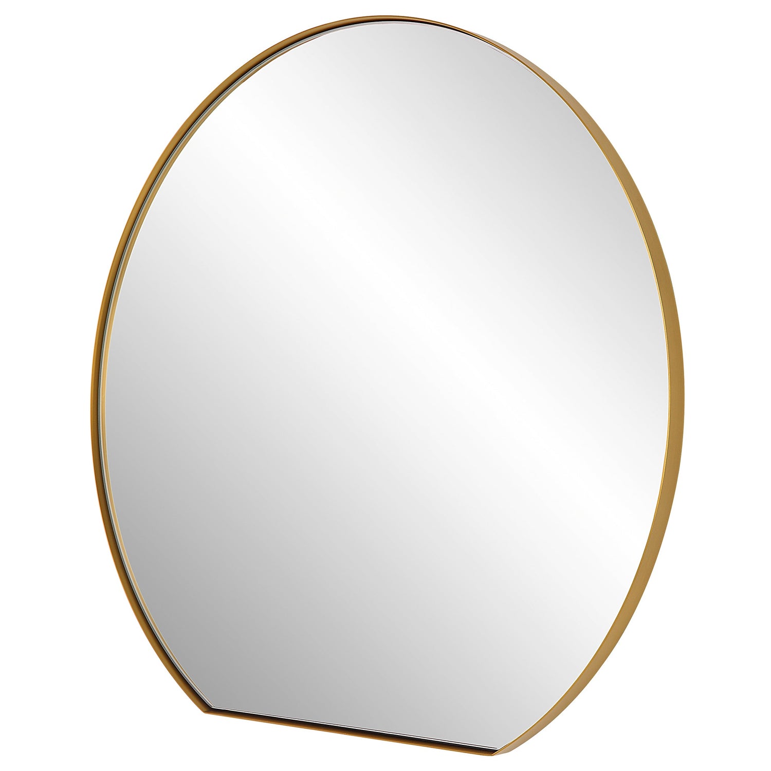 Cabell Small Brass Mirror | Uttermost | Home Elegance USA