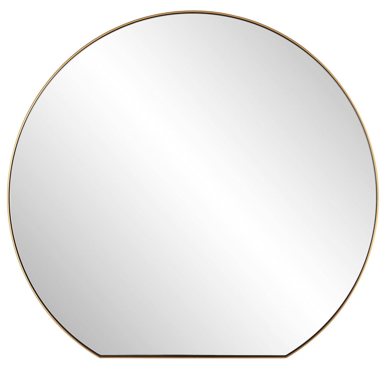 Cabell Small Brass Mirror | Uttermost | Home Elegance USA