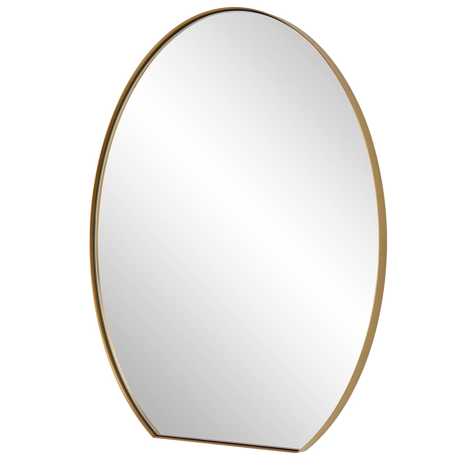 Cabell Brass Oval Mirror | Uttermost | Home Elegance USA