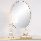 Cabell Brass Oval Mirror | Uttermost | Home Elegance USA