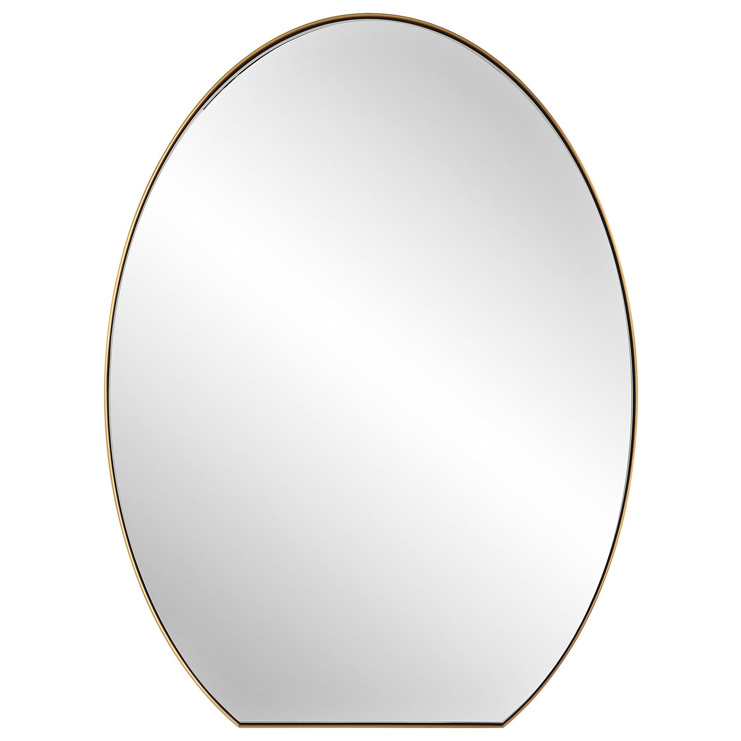Cabell Brass Oval Mirror | Uttermost | Home Elegance USA