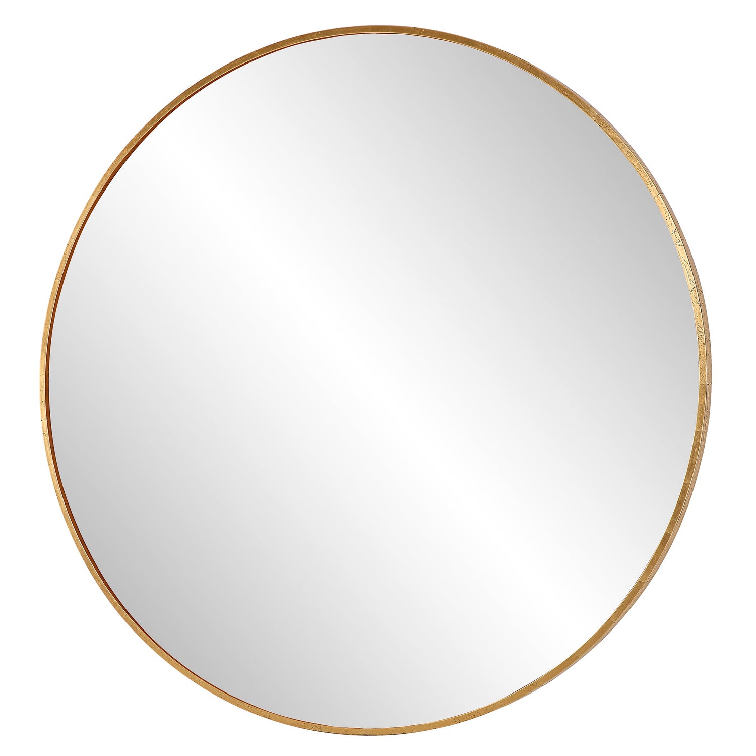 Uttermost Junius Large Gold Round Mirror - Home Elegance USA