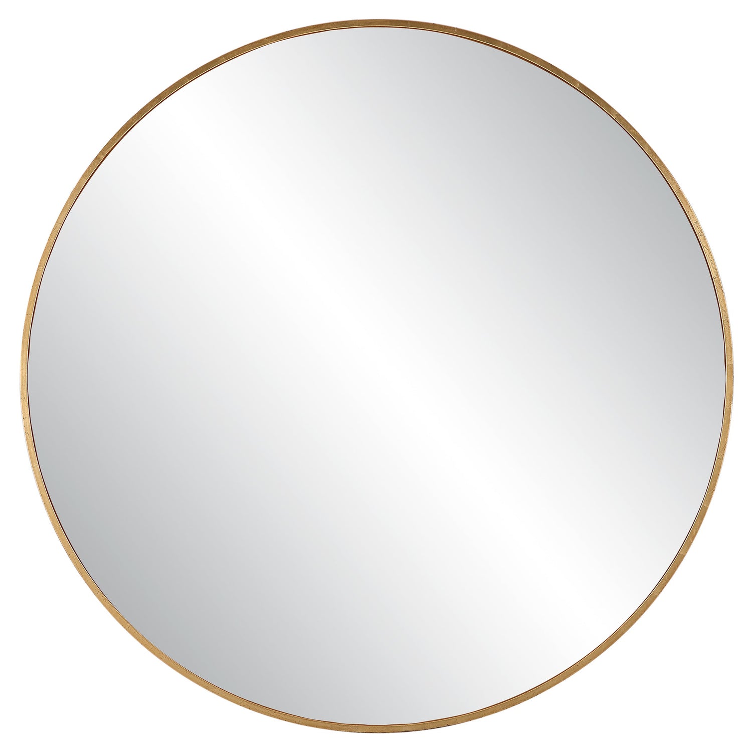Uttermost Junius Large Gold Round Mirror - Home Elegance USA