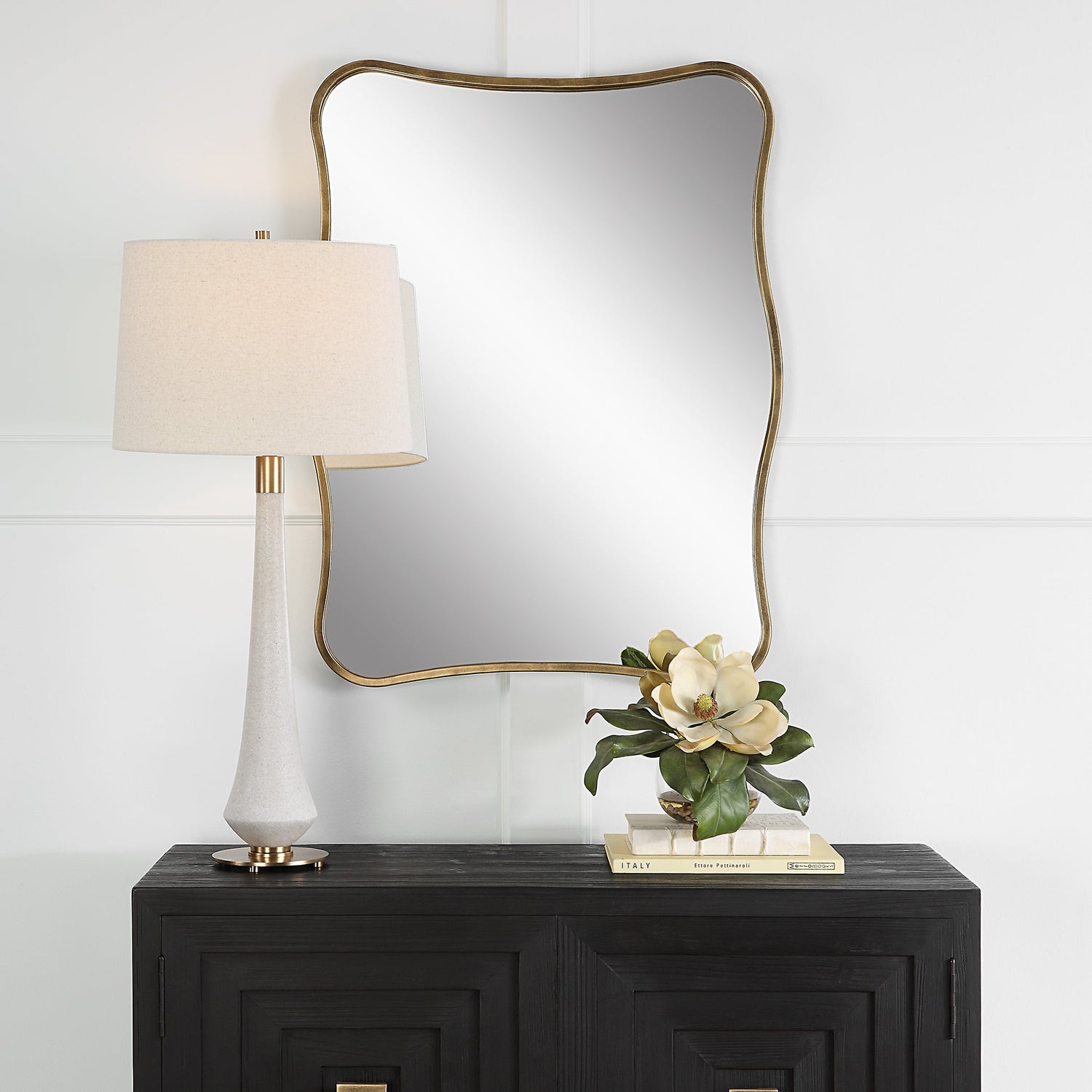 Uttermost Pavia Curvy Vanity Mirror - Home Elegance USA