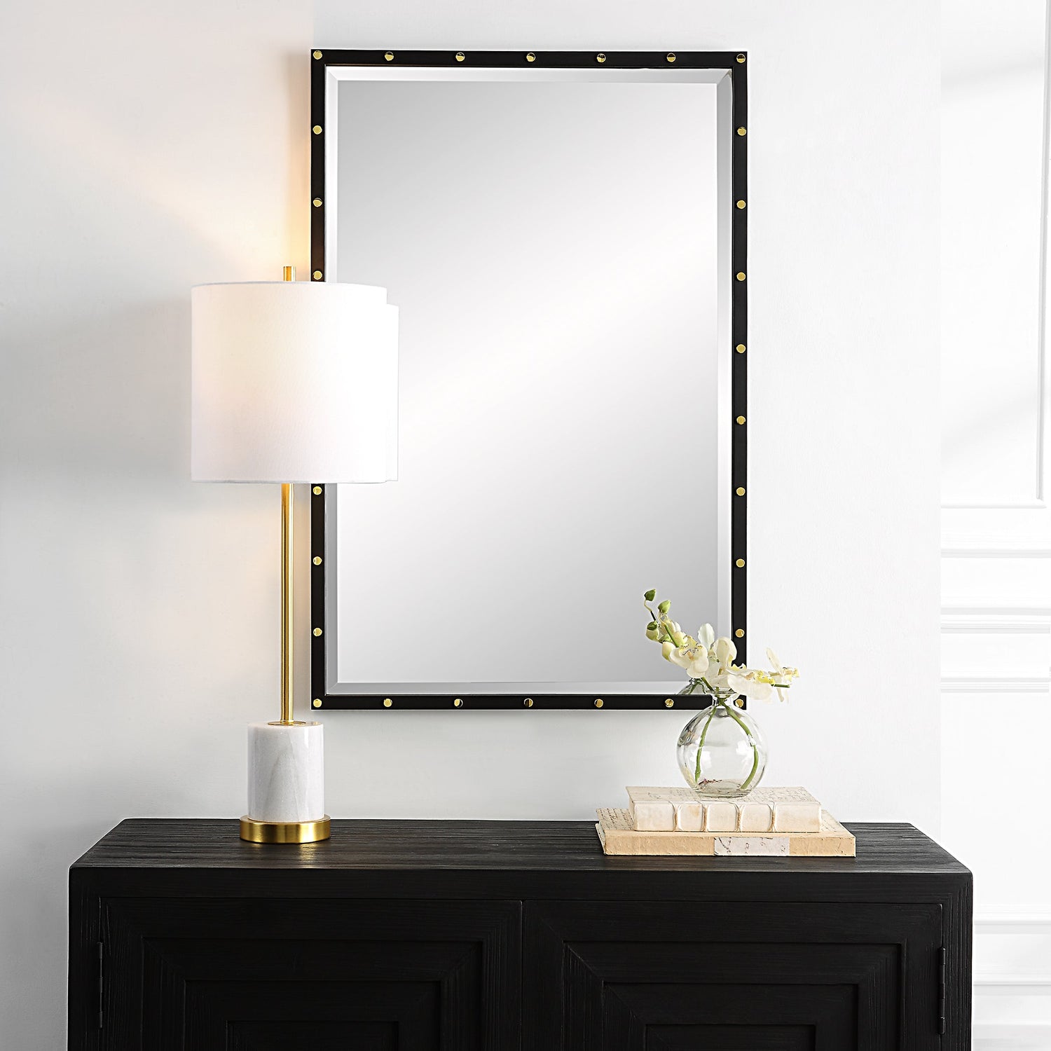 Benedo Industrial Vanity Mirror | Uttermost | Home Elegance USA
