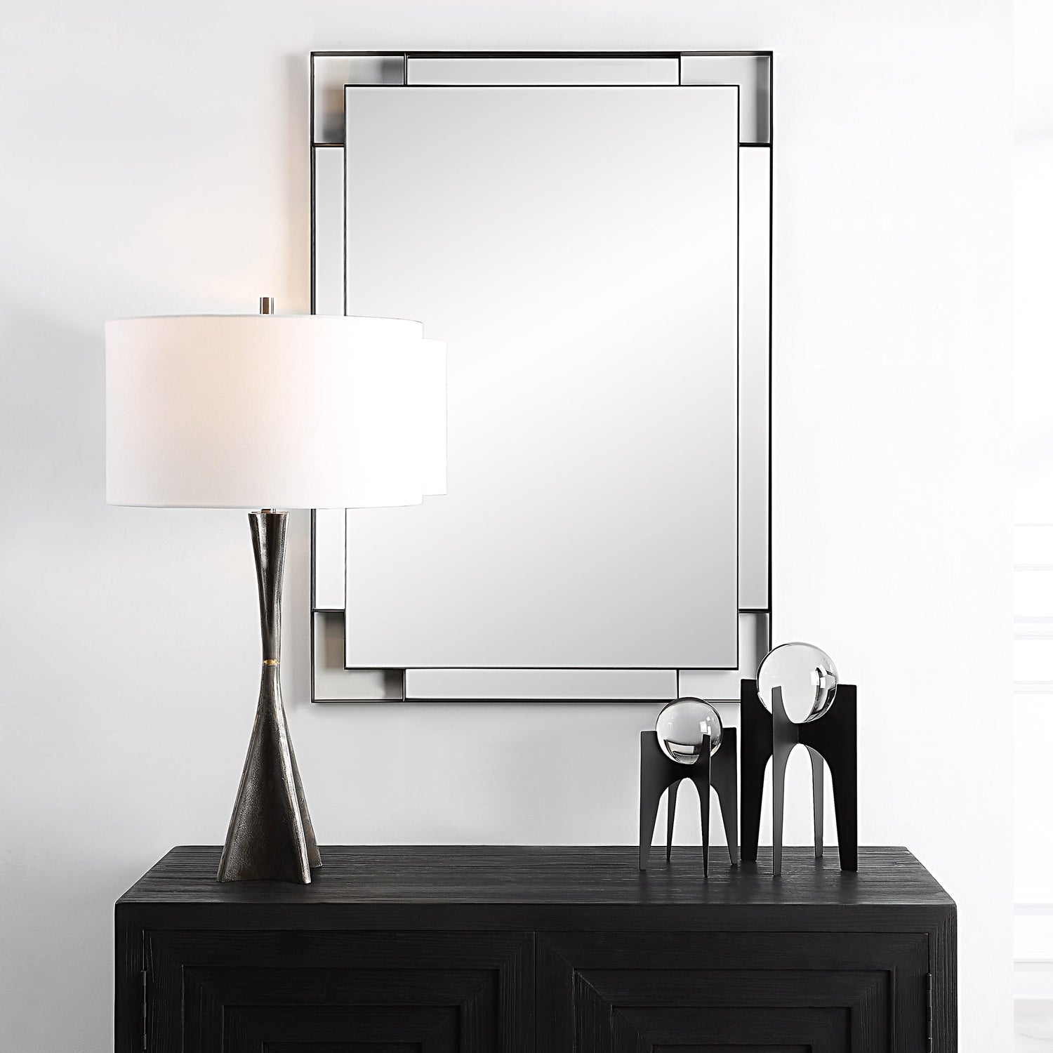 Uttermost Stellan Black Mirror - Home Elegance USA