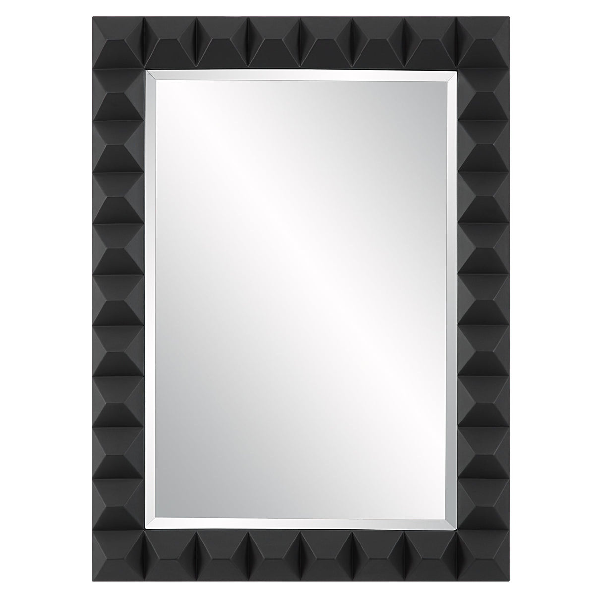 Uttermost Studded Black Mirror - Home Elegance USA
