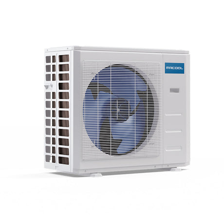 Mrcool Diy Mini Split - 30,000 Btu 2 Zone Ceiling Cassette Ductless Air Conditioner And Heat Pump With 16 Ft. And 25 Ft. Install Kit, Diy236Hpc1218-1625
