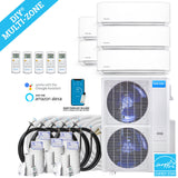 MRCOOL DIY Mini Split - 48,000 BTU 5 Zone Ductless Air Conditioner and Heat Pump with 25 ft. Install Kit, DIYM548HPW01C210 - Home Elegance USA