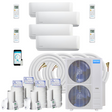 Mrcool Diy Mini Split - 48,000 Btu 4 Zone Ductless Air Conditioner And Heat Pump With 25 Ft. Install Kit, Diym448Hpw03C84