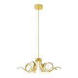 Magnolia LED Adjustable Chandelier // Sandy Gold - Home Elegance USA