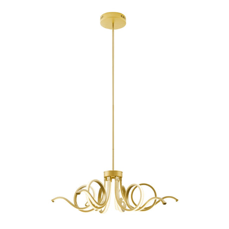 Magnolia LED Adjustable Chandelier // Sandy Gold - Home Elegance USA