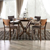 Marina 5-Piece Round Counter Height Dining Set by Furniture of America Furniture of America