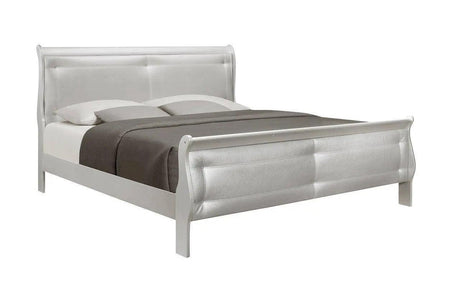 Marley Bedroom Set in Silver Finish by Global Furniture Global Furniture