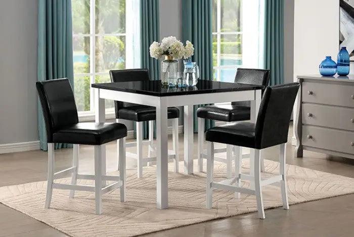 Mathilda 5-Piece Counter Height Dining Set by Furniture of America Furniture of America